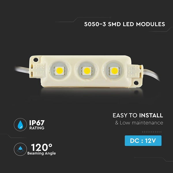 5050-3 SMD LED-Module mit IP67 Schutzart und 120 Grad Abstrahlwinkel