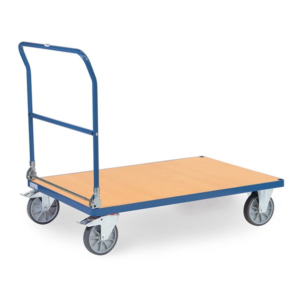 Plattformwagen mit Griff und vier Rollen