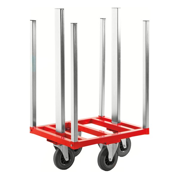 Transportwagen mit vier Ständern