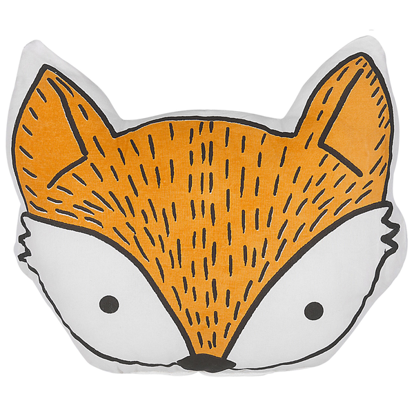 Dekokissen 2er Set VADODARA Baumwolle 50 x 40 cm Orange Fuchs