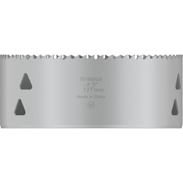 Lochsäge aus Bimetall mit einem Durchmesser von 127 Millimeter