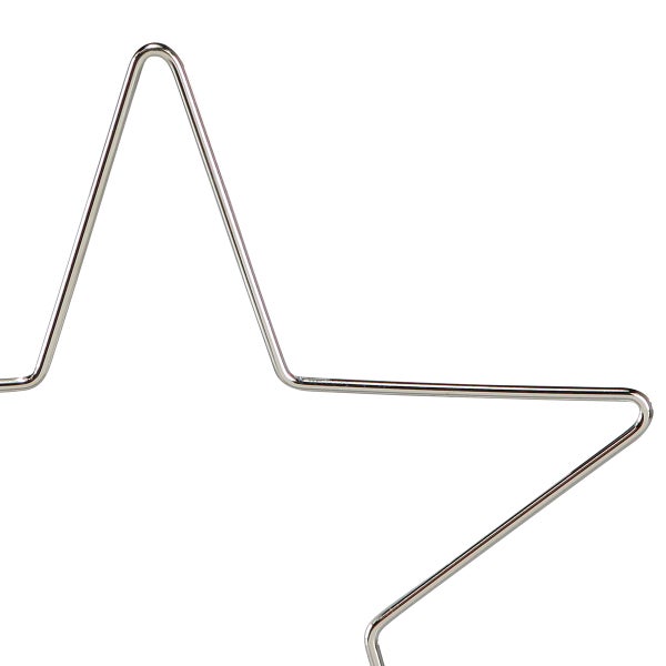 Sternförmiger Drahtbügel