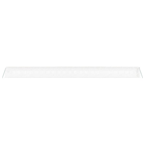 Gewächshaus mit Stahlrahmen Weiß 48 m² 24x2x2 m