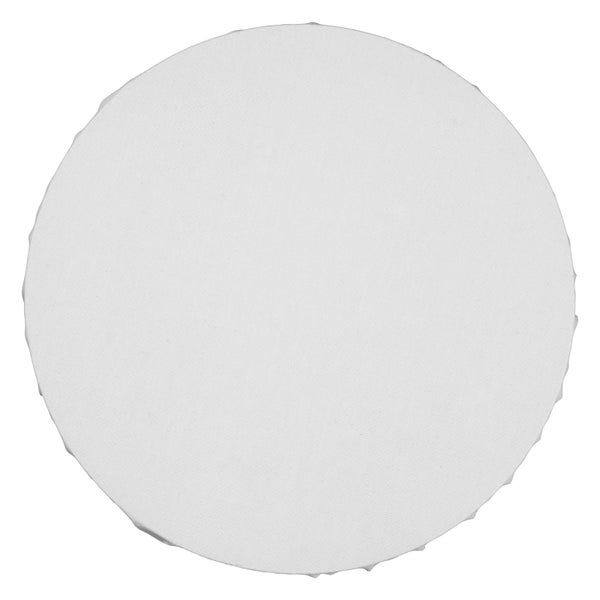 Leinwand Rund 4er Set 30x30 cm (LxB) grundiert, 30 cm Durchmesser weiß