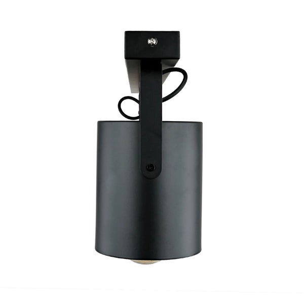 Schwarzer Deckenstrahler für Innenräume