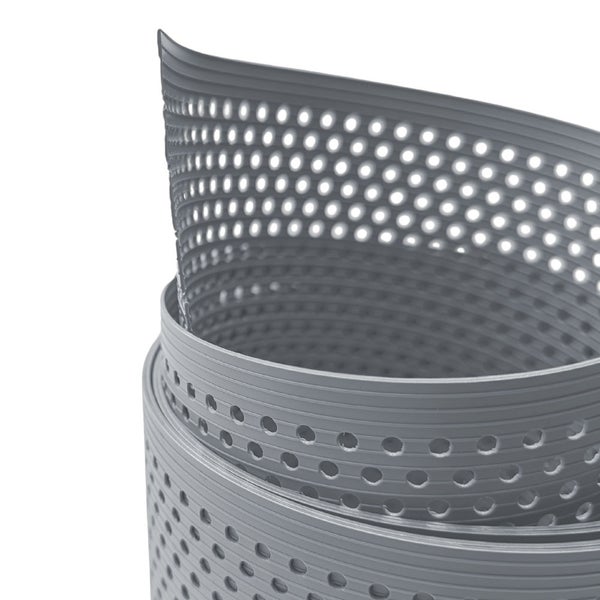 Gelochtes Randbefestigungsband aus Kunststoff