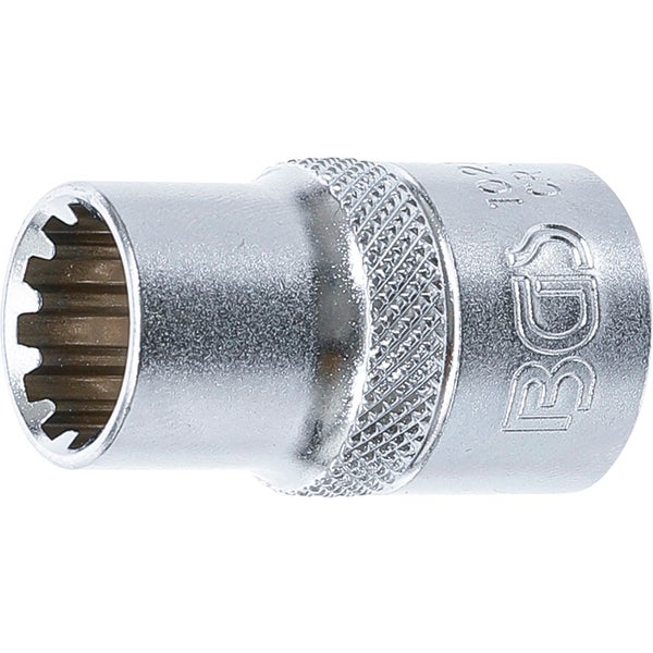 BGS Steckschlüssel-Einsatz Gear Lock Antrieb Innenvierkant 12,5 mm (1/2) SW 13 mm - 10213