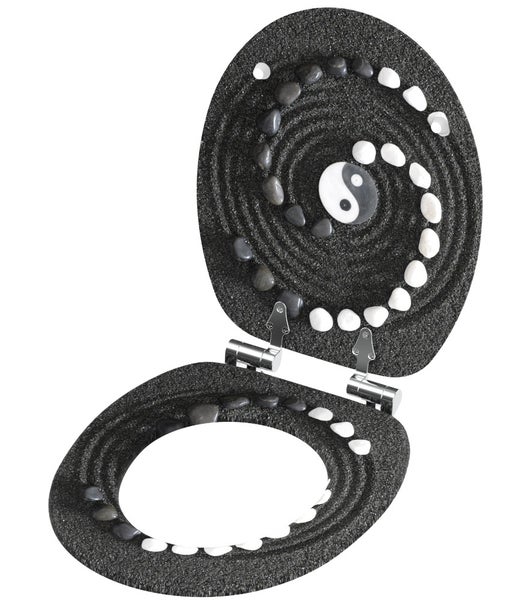 WC-Sitz mit Absenkautomatik Yin Yang