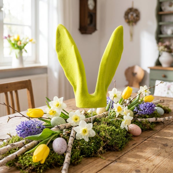 Hasen Deko Ohren Pistazie 56cm Osterdeko Frühling