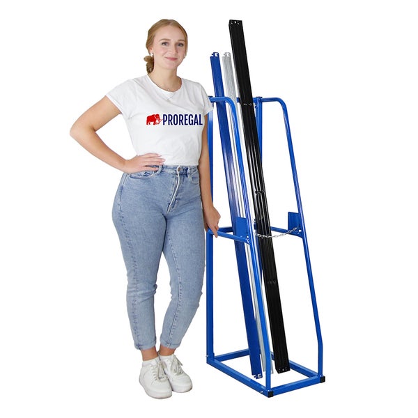 PROREGAL Vertikalregal RHINO Grundregal HxBxT 150x36x60cm Blau