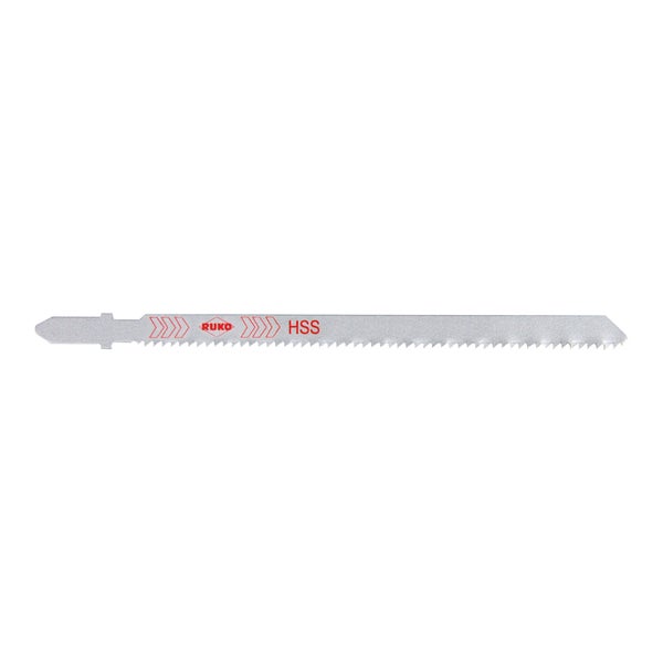 RUKO 5x Stichsägeblatt 8017 HSS blank gewellt - 3218017