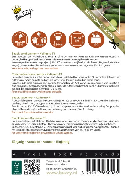 Snackgurke Kalimero F1 Informationen