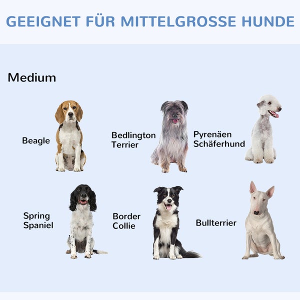 PawHut Hundekäfig, Transportkäfig, 92 x 57 x 62,5 cm Metall Schwarz