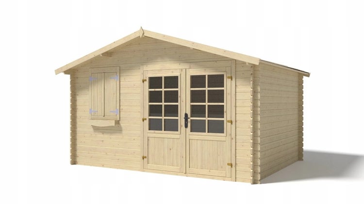 Gartenhaus, Gerätehaus 12m2 - 4x3m - 28mm