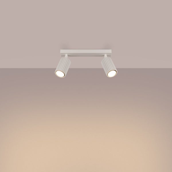 Deckenleuchte mit zwei Strahlern