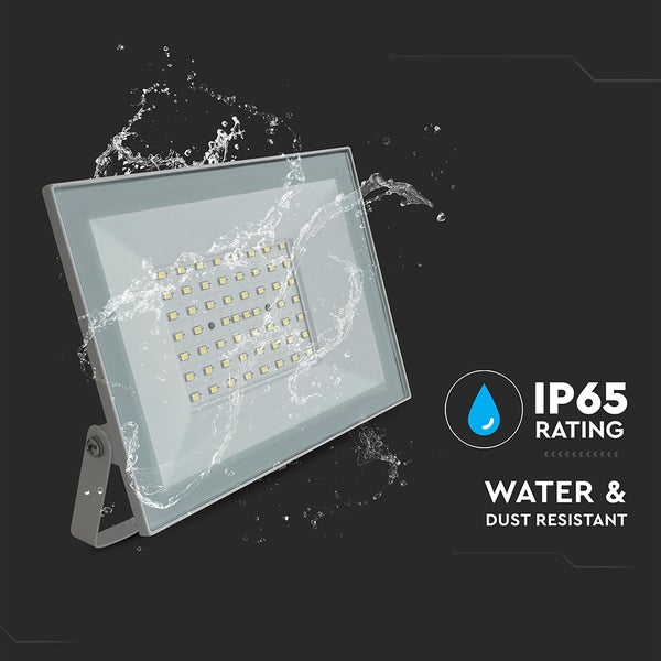 LED-Strahler mit IP65-Schutzart, wasser- und staubresistent