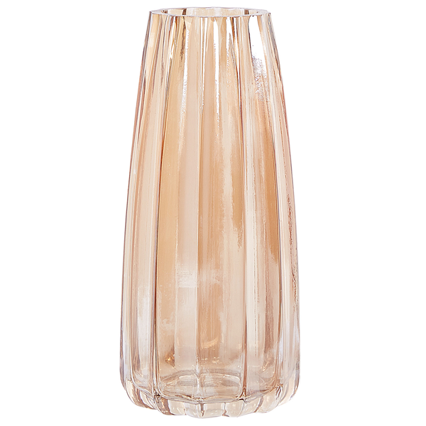 Blumenvase OKTONIA Glas 22 cm Orange