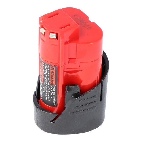 Nachbau Akku passend für den Milwaukee M12 B2 12V Li-Ion Akku 4932430064, 12 Volt mit 2500mAh