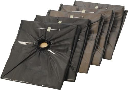 Blatt mit runden Aufklebern