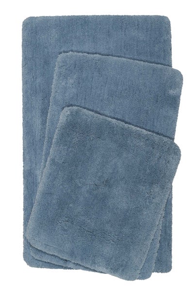 Badteppich Blau Porto Azzurro Homie Living 55x65 cm