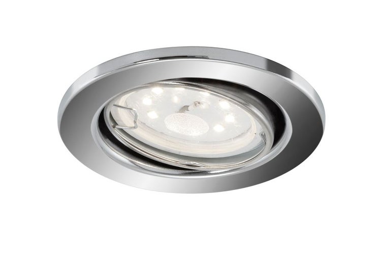 LED Einbauleuchte, Ø 8,6 cm, 5 W, Chrom, Briloner Leuchten