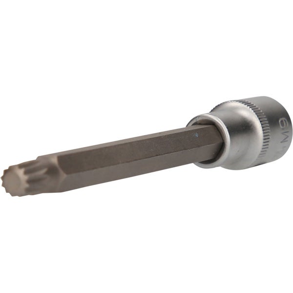 BRILLIANT TOOLS 1/2 Vielzahn-Bit-Stecknuss 140 mm lang M9 - BT022953
