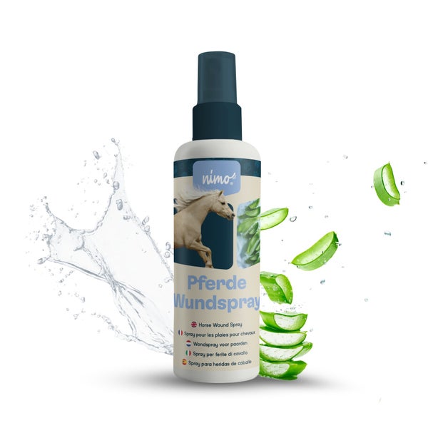 nimo® Pferde Wundspray • mit Aloe Vera und Panthenol zur Wundpflege und -heilung