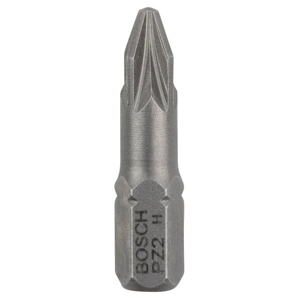 Bosch 10x Schrauberbit Extra-Hart, PZ 2, 25 mm im Blister - 2607001559