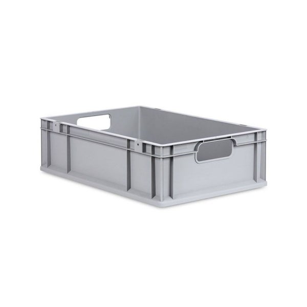 PROREGAL Spar Set 5x Eurobox Nextgen Economy Mit Scharnierdeckel & Blauen Schiebeschnappverschlüssen Griffe Offen HxBxT 17 x 40 x 60 cm 34 Liter