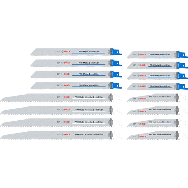 Bosch PRO Tough Box Demolition Blatt-Set 16-tlg. - 2607011822