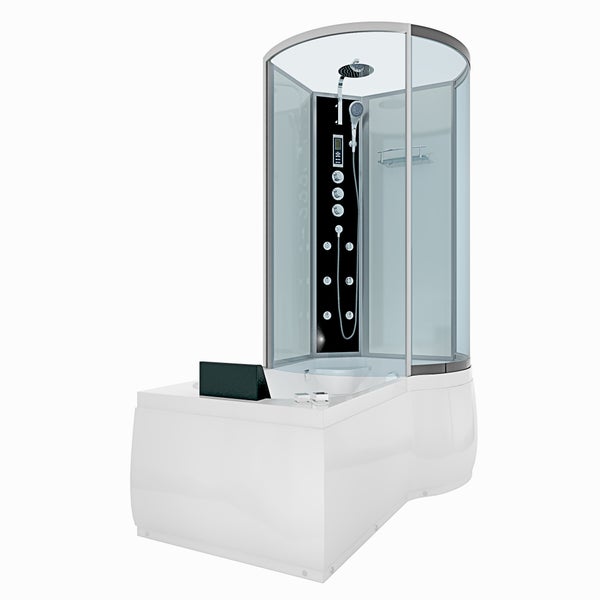 Whirlpool Wanne Duschkabine ws K50-L03-WP 170x100