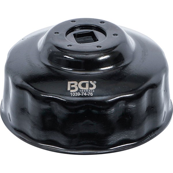 BGS Ölfilterschlüssel 15-kant Ø 74 - 76 mm für Audi / Ford / Mercedes-Benz / Opel / VW - 1039-74-76