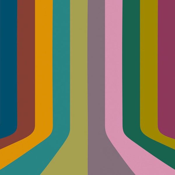 Abstrakte Tapete mit vertikalen Streifenmuster