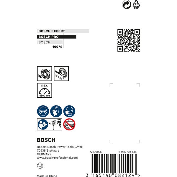Bosch PRO Metal clean Scheibenbürste 75 x 0,30 mm gerader Schaft - 2608622053