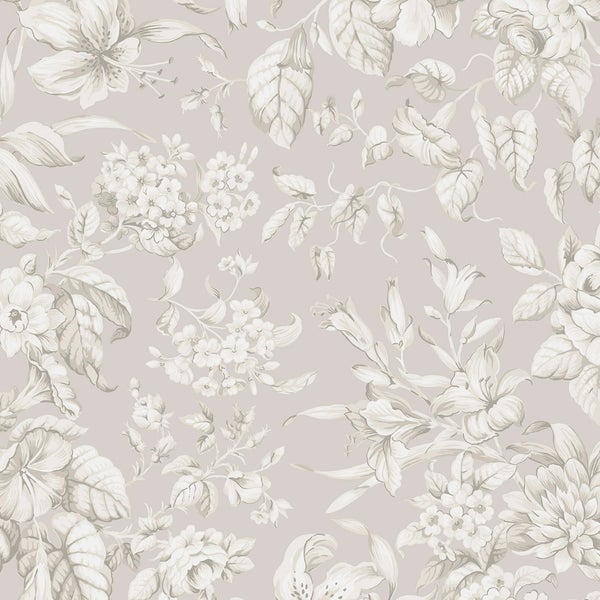 Tapete mit floralem Blumenmuster