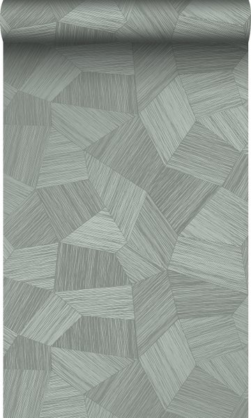 Origin Wallcoverings Öko-Strukturtapete 3D-Muster Blaugrau - 0.53 x 10.05 m - 347820