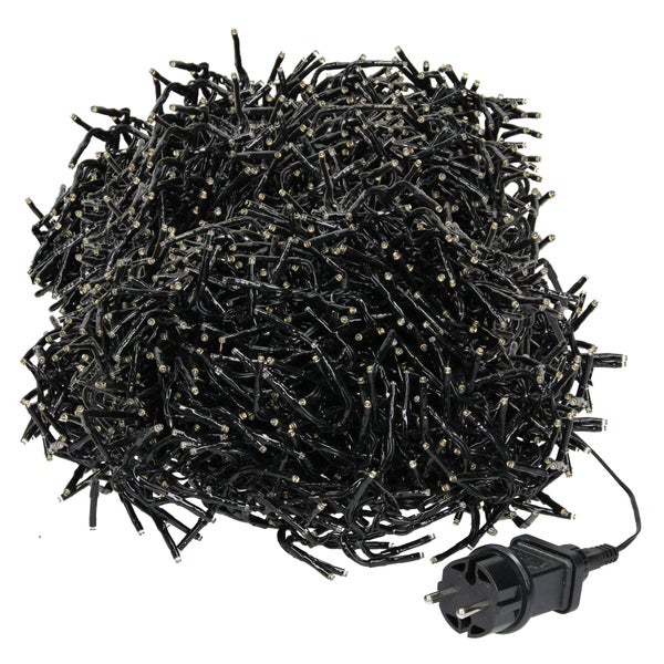 LED Lichterkette für den Innen- und Außenbereich mit Stromstecker.