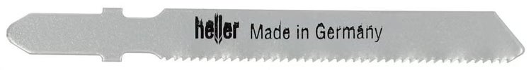 Heller Stichsägeblatt aus Metall mit T-Schaft für präzise Schnitte.