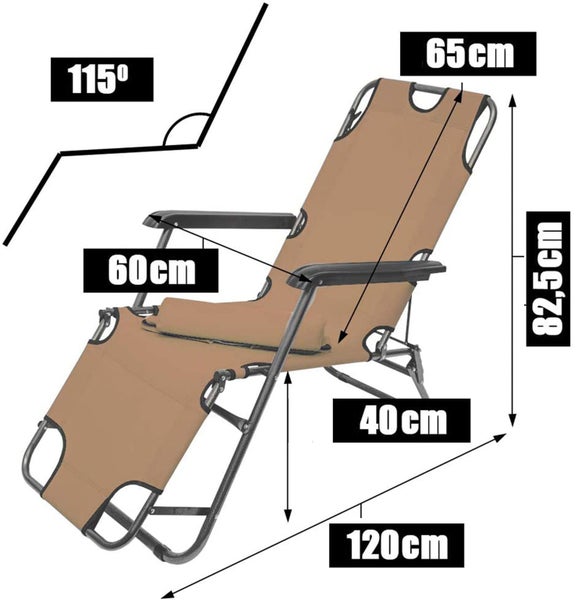 AMANKA 2er Set: 153x60 Relaxliege Garten Liegestuhl Klappbar - Gartenstuhl mit Liegefunktion - Sonnenliege Faltbar - Campingliege Leicht - Gartenliege Wetterfest Strandliege Relaxsessel Outdoor Liege