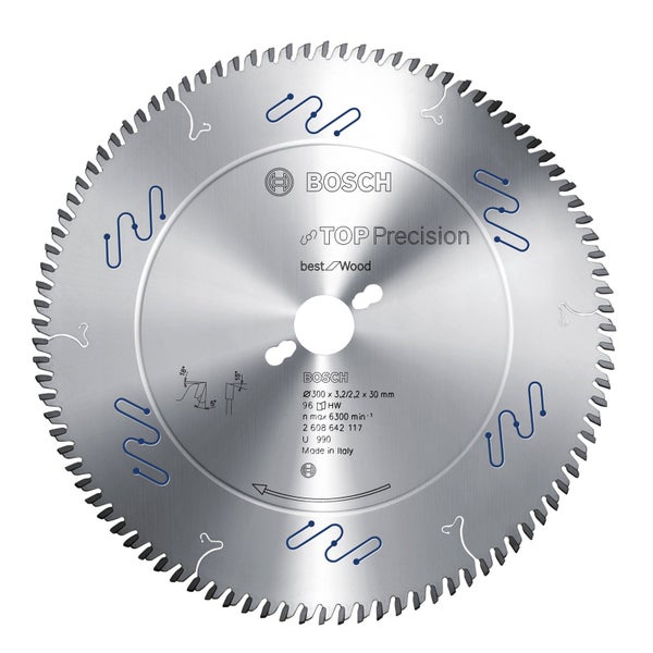 Bosch Kreissägeblatt Top Precision Best for Wood, 500 x 30 x 4,4 mm, 60 - 2608642125