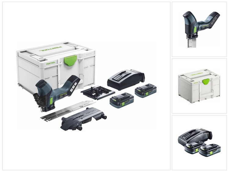 Festool ISC 240 HPC 4,0 EBI-Plus Akku Dämmstoffsäge 18 V 240 mm ( 576569 ) + 2x Akku 4,0 Ah + Ladegerät + Systainer ( Nachfolger von 574819 )