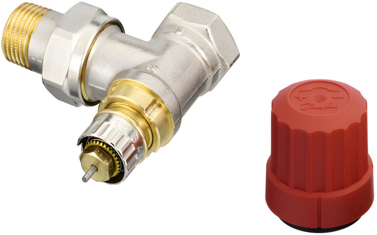 Thermostatventil mit Bauschutzkappe