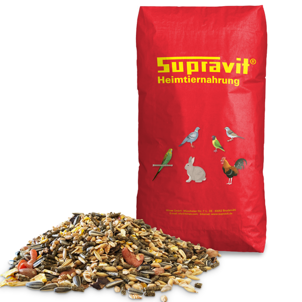 Supravit Heimtiernahrung Sack mit Tierfutter