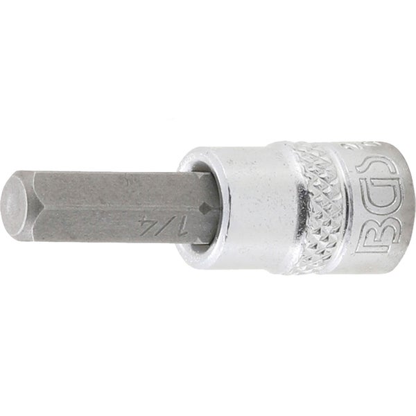 BGS Bit-Einsatz Antrieb Innenvierkant 6,3 mm (1/4) Innensechskant 1/4 - 2745