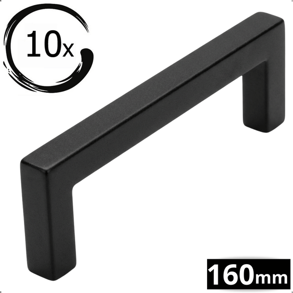 Zehn Möbelgriffe, 160 Millimeter