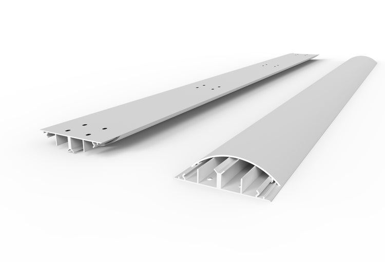 CILSON WDK9020W Art.-Nr. 6800580 Kabelkanal 90 x 20 mm x 2.000 mm - Trittfest, Bodenbelochung, weiß RAL 9010