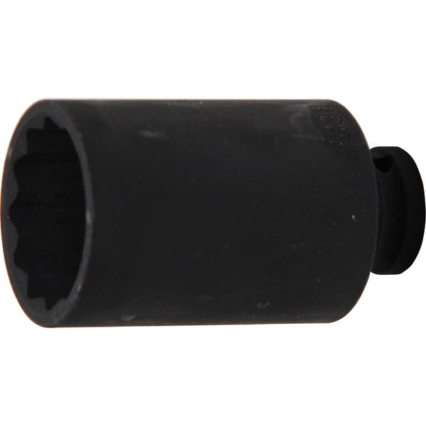 BGS Kraft-Steckschlüssel-Einsatz Zwölfkant Antrieb Innenvierkant 12,5 mm (1/2) SW 38 mm - 5344