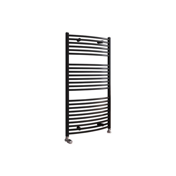 Badheizkörper Schulte Europa 1135x600 mm mattschwarz, EP281135 68