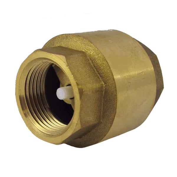Messing Klauenkupplung mit 40mm Knaggenabstand passend zu Geka, 3/4 inch, Check valve with spring
