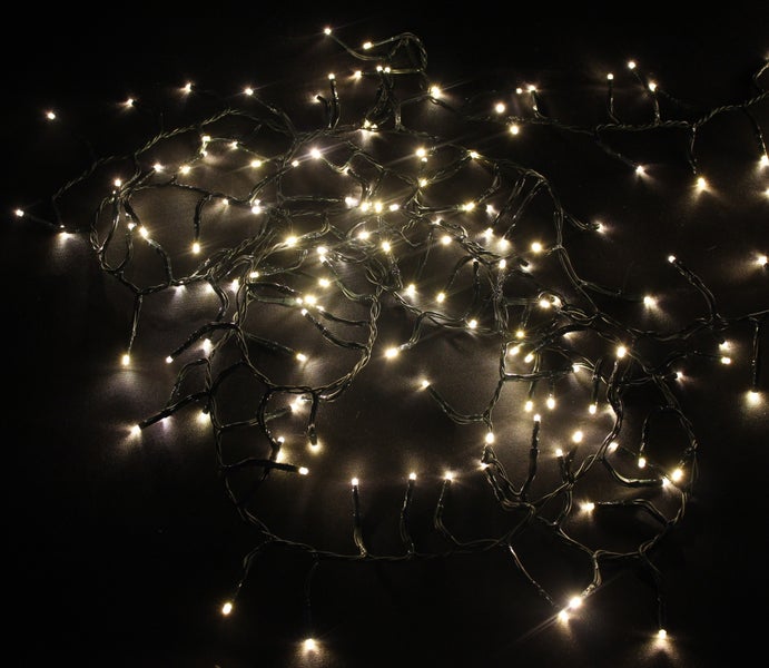Lichterkette mit warmweißen LED-Lampen
